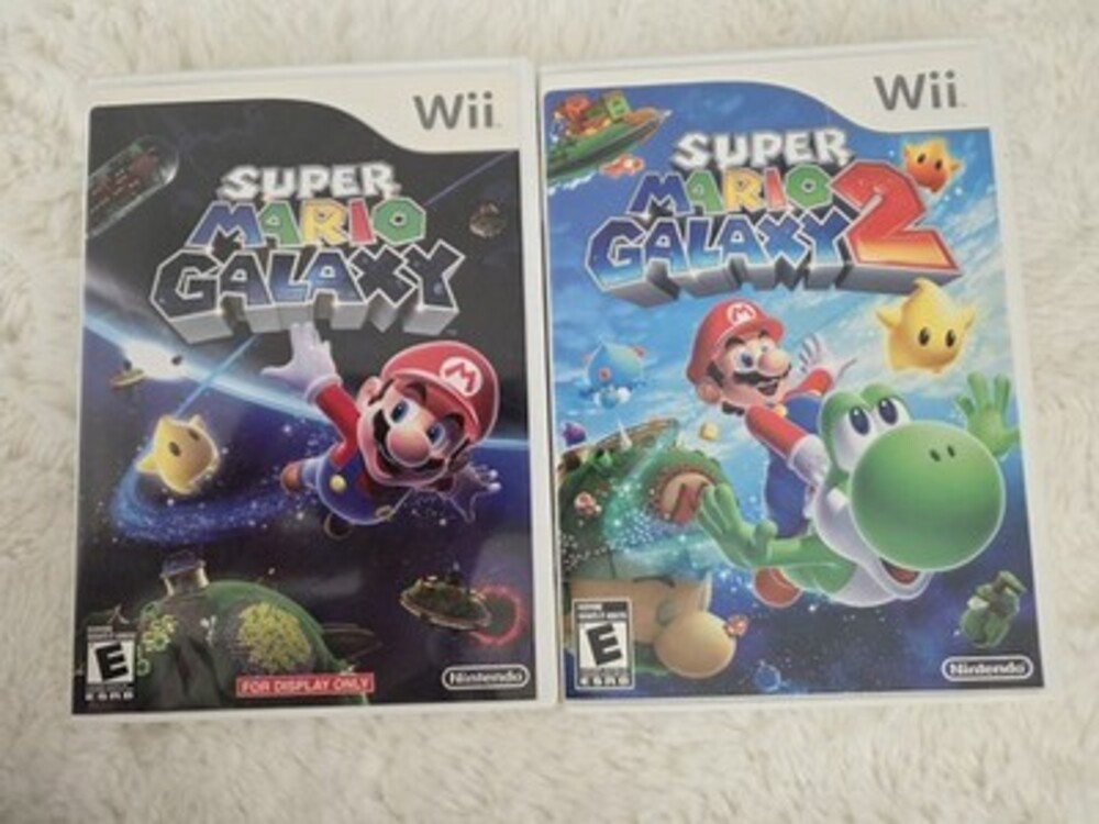 Super Mario Galaxy 1 & 2 Wii Bundle (SMG2 is Complete CIB / Tested)